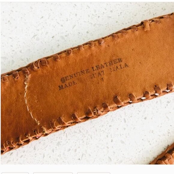 Vintage / Boho Southwestern Navajo Design Concho Belt - Picture 8 of 11